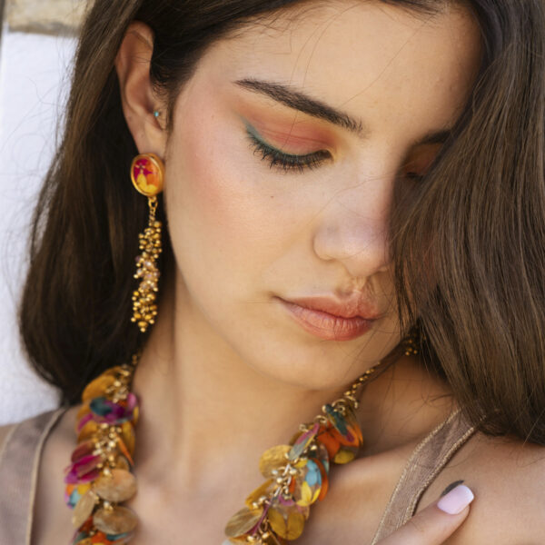 Pendiente multicolor bulerÍa - Imagen 2
