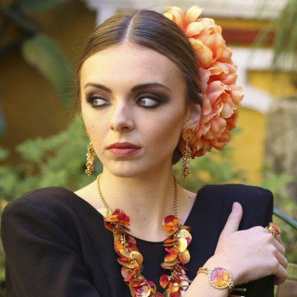 flor de gitana mandarina