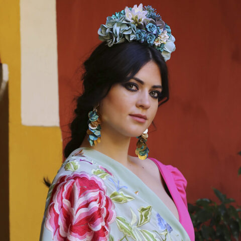 comprar flor de gitana azul