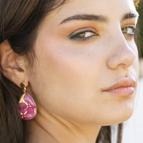 Conjunto de pendientes y collar ancar - Imagen 2