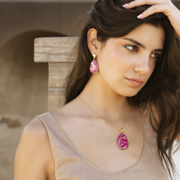 Conjunto de pendientes y collar ancar - Imagen 4