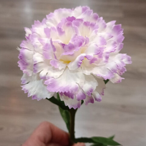 clavel lila flor flamenca