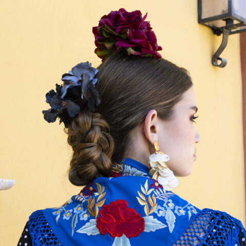 ramito hortensia azul para flamenca online