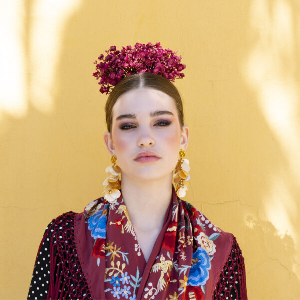 ramillete flamenca con paniculata buganvilla