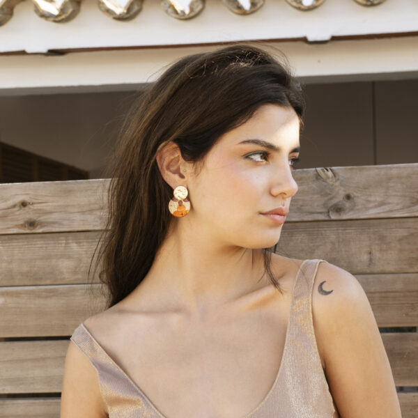Pendientes calabaza - Imagen 3