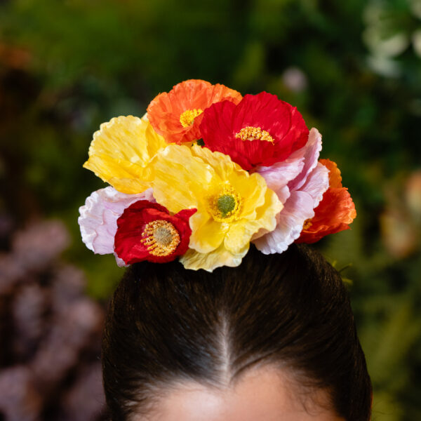 Ramillete amapolas colores - Imagen 2