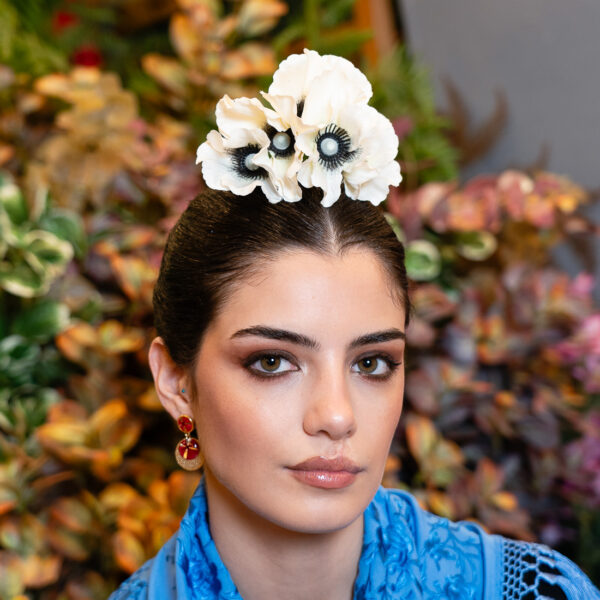 Ramillete amapolas blancas