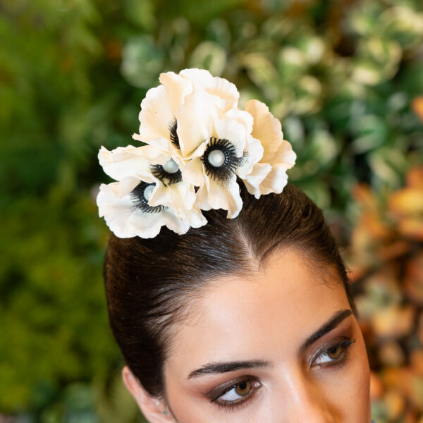 Ramillete amapolas blancas - Imagen 3